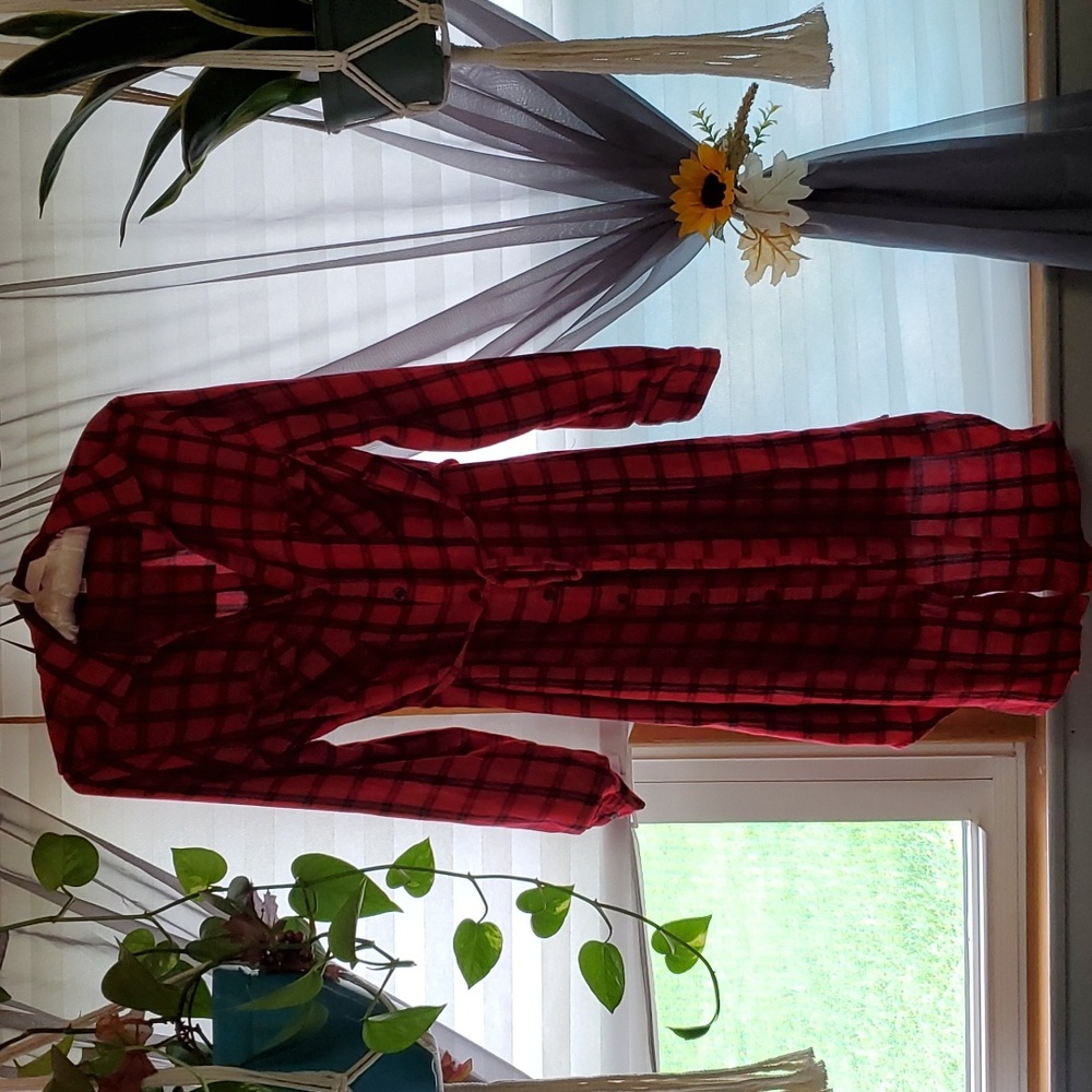 Flannel dress